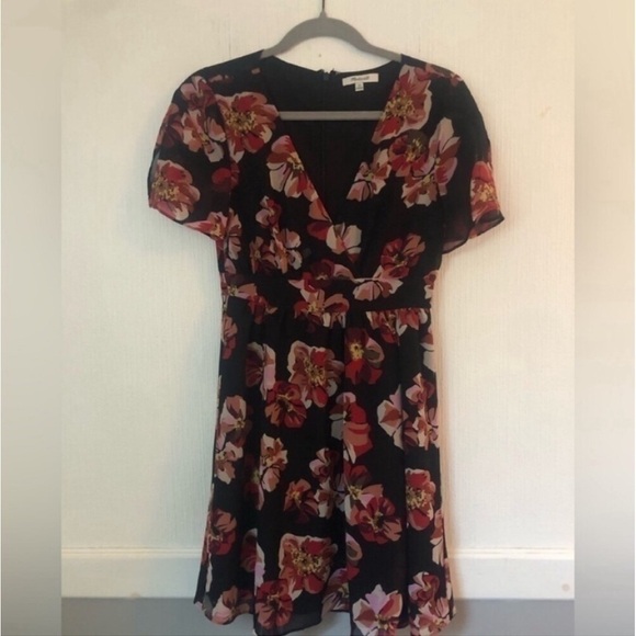 Madewell Dress Tulip Sleeve Mini Dress in French Rose - Picture 7 of 10